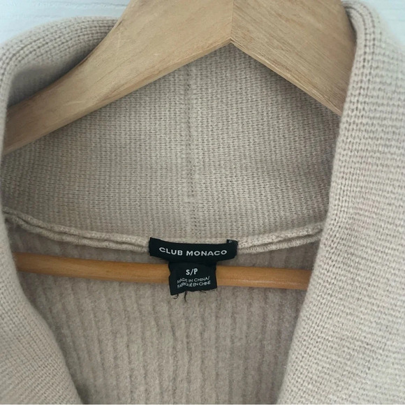 Club Monaco Wool Zip Sweater Size Small - Picture 6 of 6